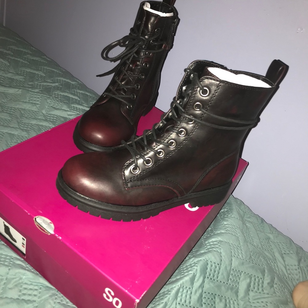 so® bowfin women's combat boots